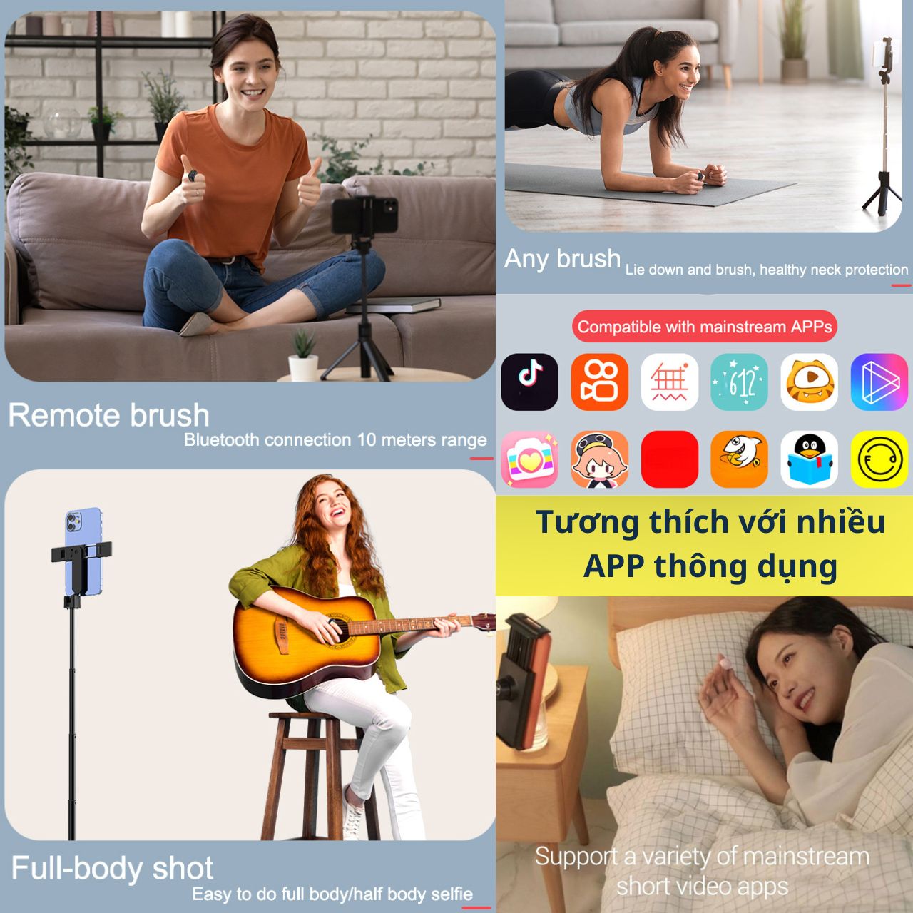 Smart ring multifunction youtube video story reading remote control bluetooth connection smartphone