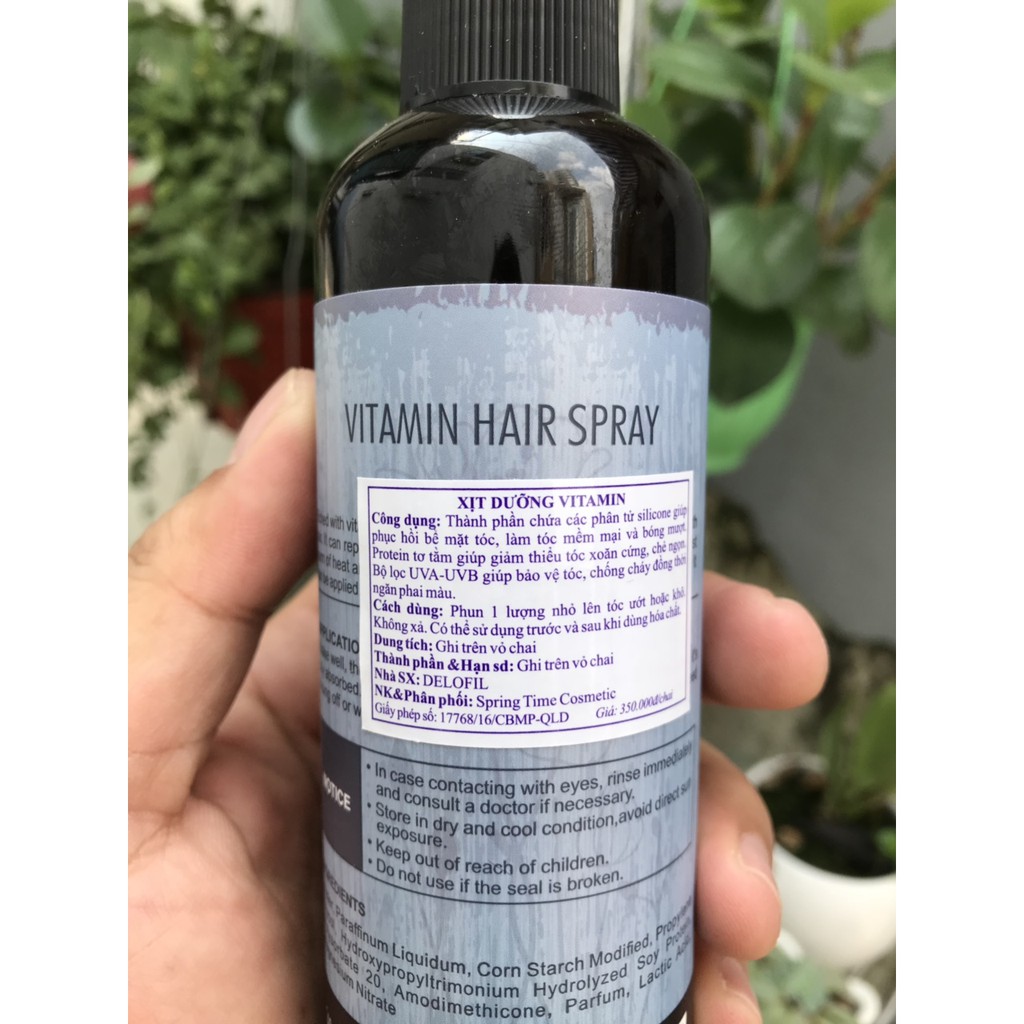 [HCM]XỊT DƯỠNG VITAMIN DELOFIL 260ml