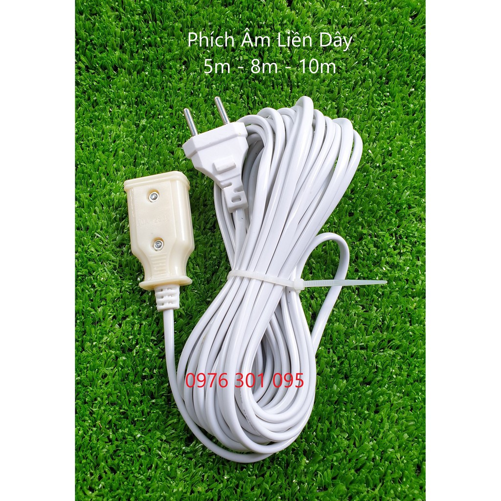 Phích nối liền dây, phích âm liền dây 5m-8m-10m