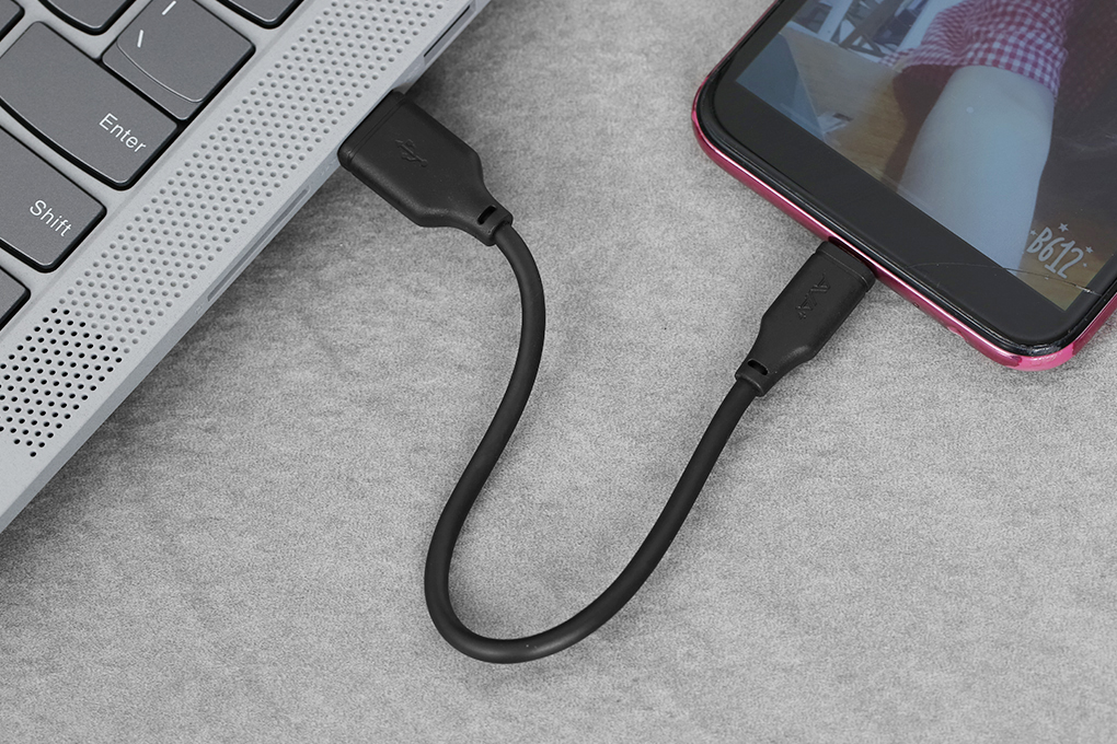 Dây sạc điện thoại - Cáp Micro 20cm AVA+ LJET-M01(Like new)