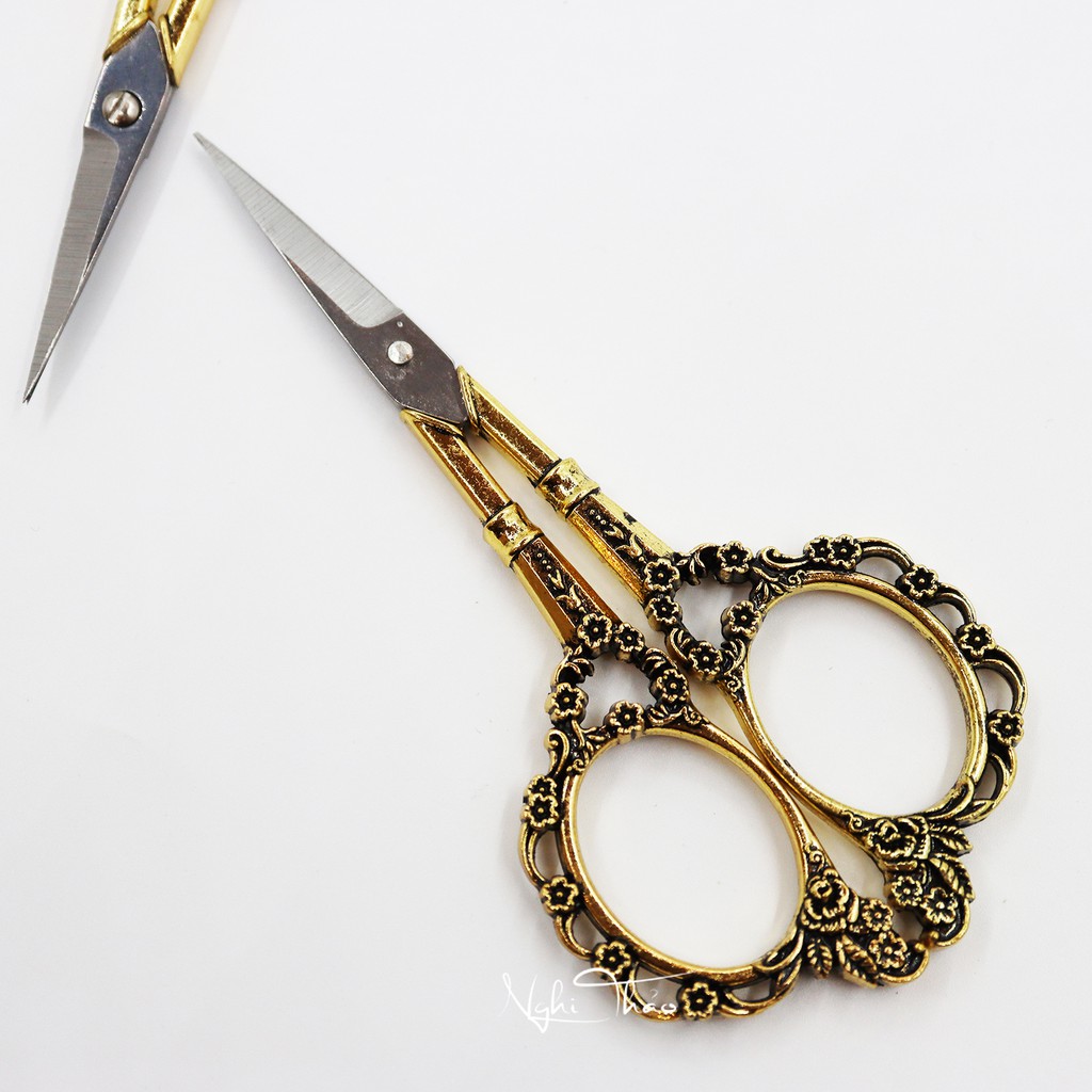 Kéo cát phoi, cắt phom form móng dụng cụ dùng trang trí móng làm nail