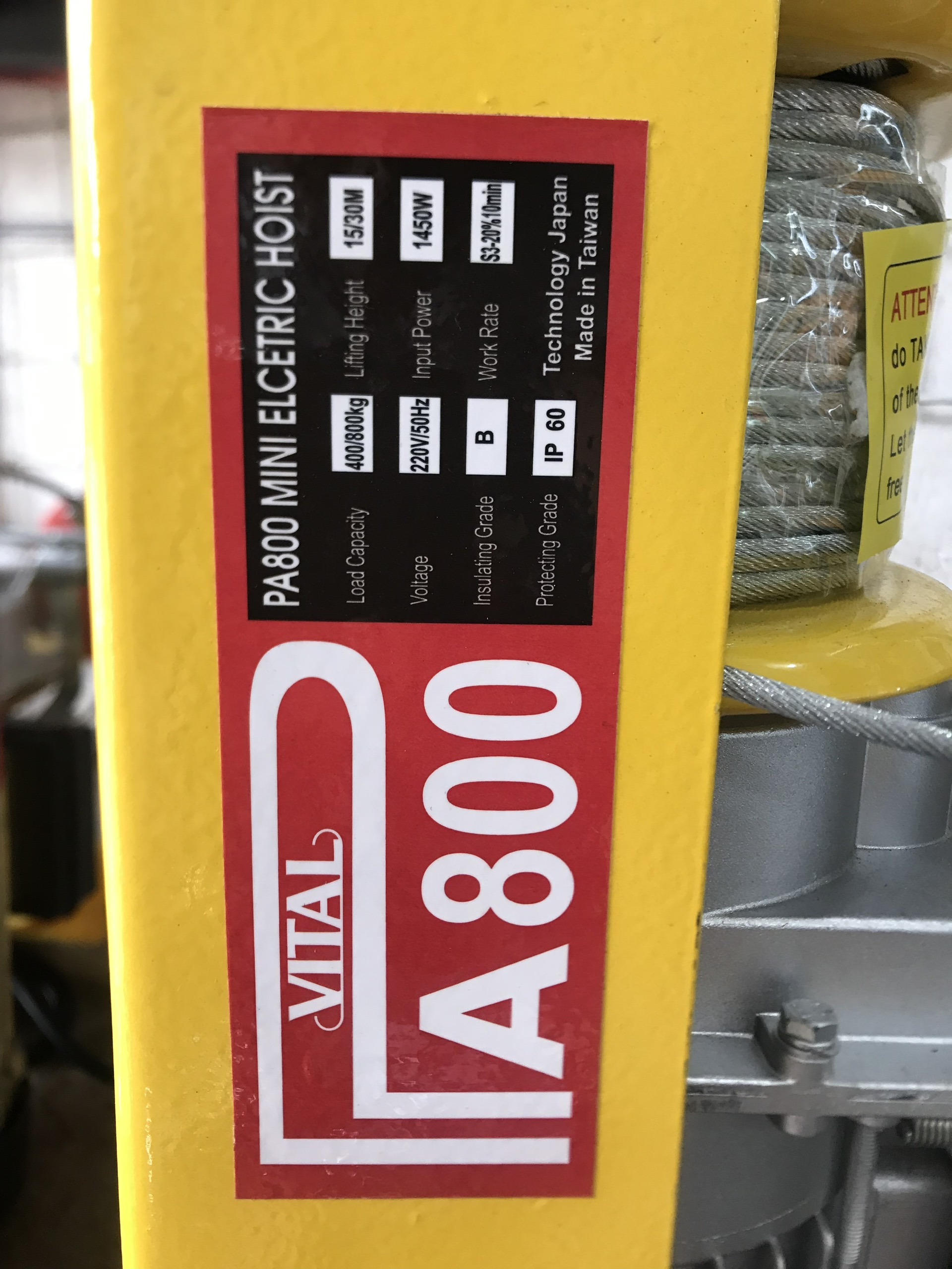máy tời điện pa800