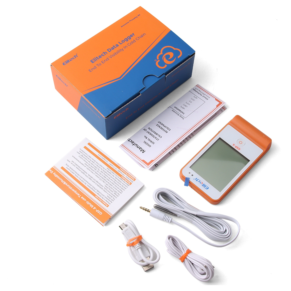 High Precision USB gsp-6 temperature and humidity data logger