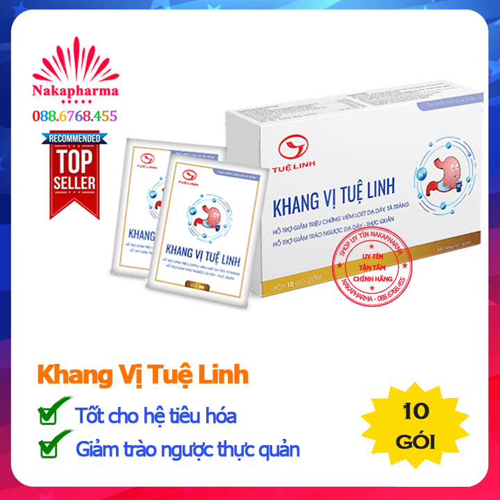 [MẪU MỚI] Khang Vị Tuệ Linh - Giảm viêm loét, trào ngược dạ dày thực quản, tăng chức năng hệ tiêu hóa