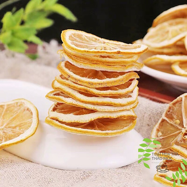 [HCM]ẢNH THẬT CHANH VÀNG SẤY KHÔ LÁT ĐẸP 50 GRAM