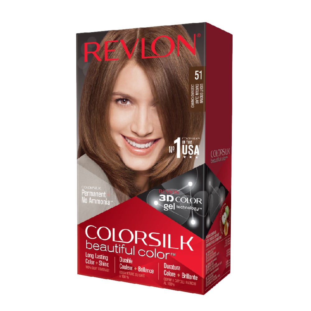 [HCM]Nhuộm Tóc Revlon Colorsilk 51 -Nâu sáng