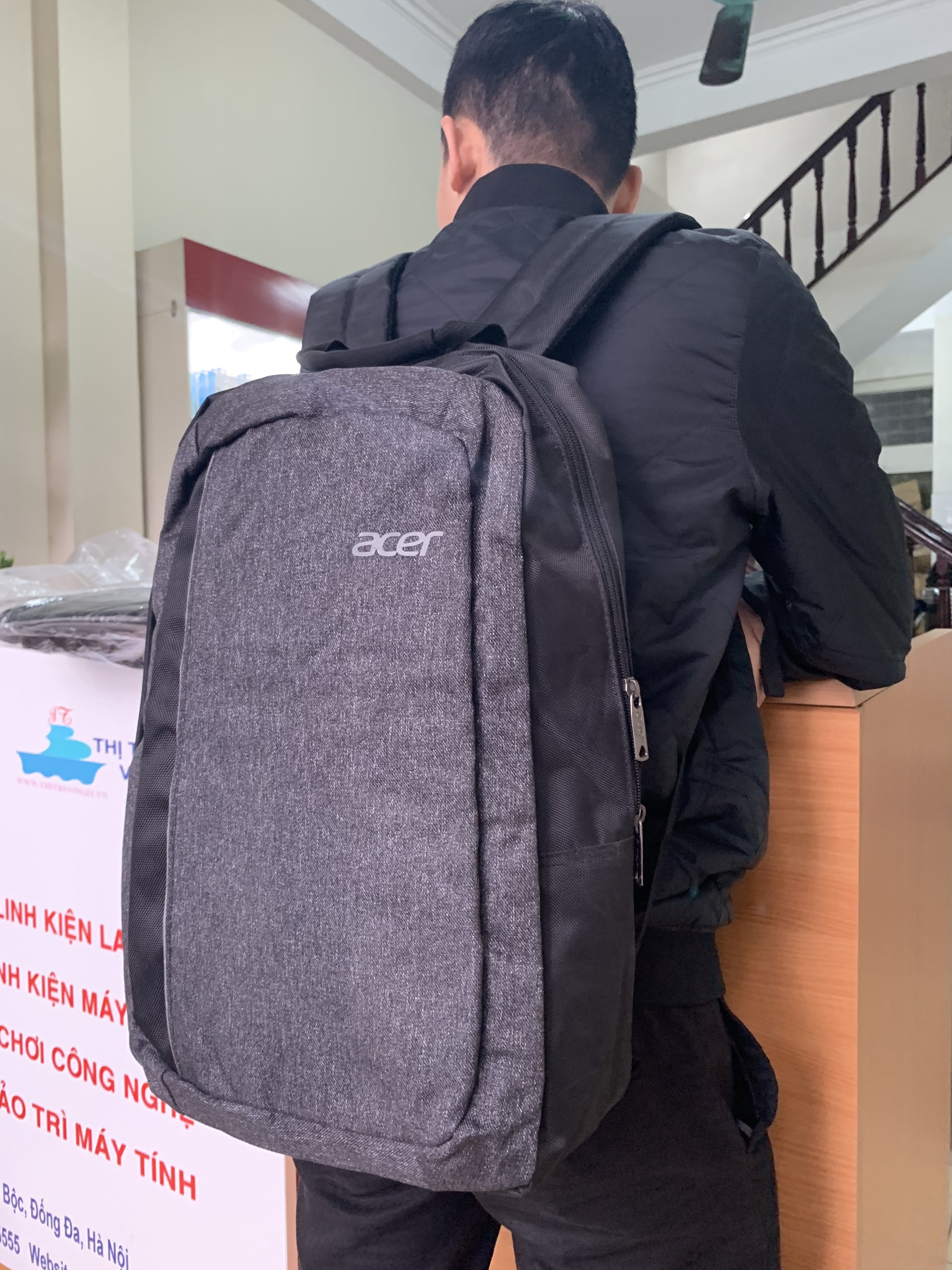 Ba lô laptop acer 15.6'' - hàng chất ảnh thật