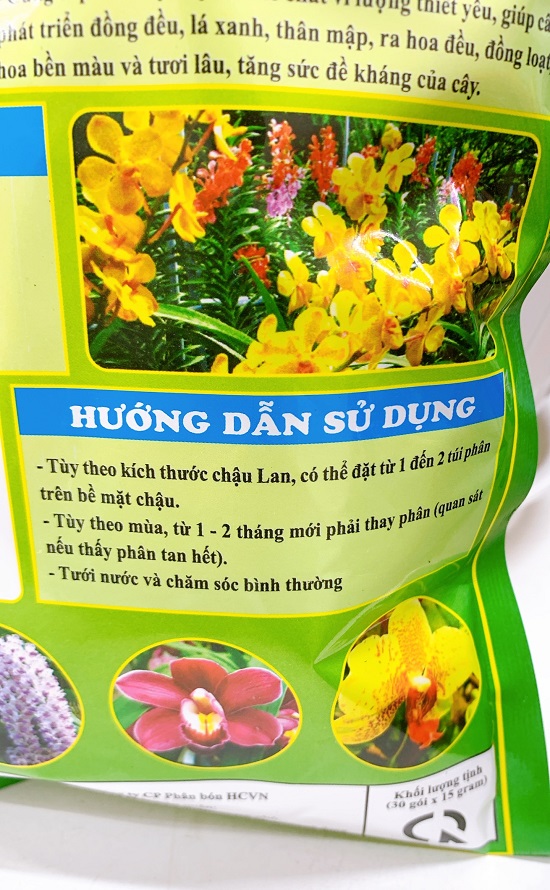 PHÂN BÓN CHUYÊN DÙNG CHO HOA LAN ORGANIC 70% ORCHID GREEN – KÍCH RỄ MẠNH, LÁ XANH, HOA TO ĐẸP