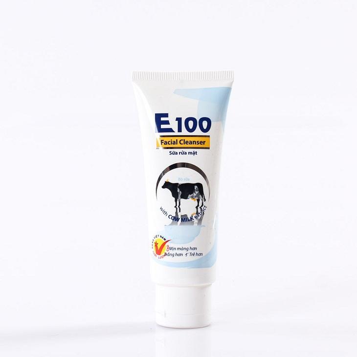 Sữa rửa mặt E100 con bò 100gr