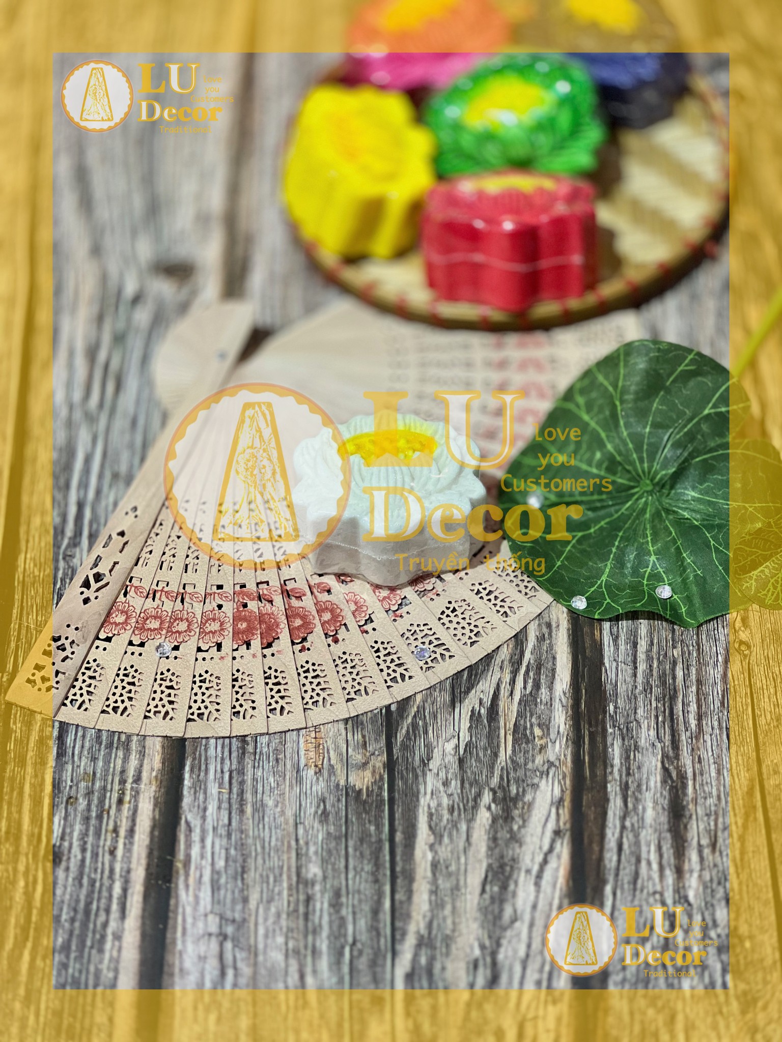 Oản rustic, oản coarse flower lotus Lu