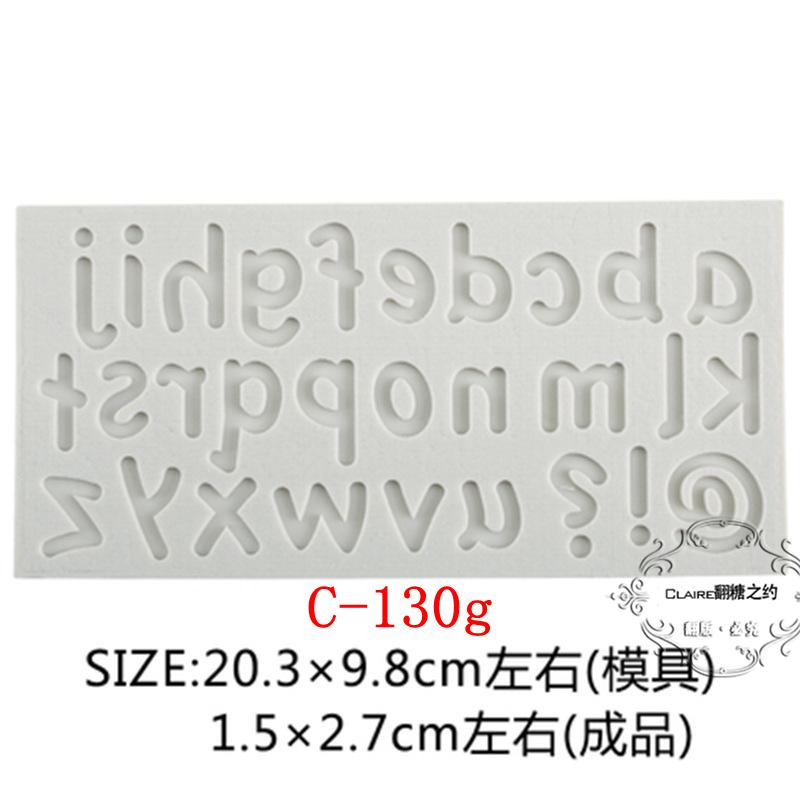 Mẫu Mới Chữ Số Tiếng Anh Chữ Cái Silicone Fondant Bộ Tạo Khuôn Hình Tự Làm Sô Cô La Khuôn Chúc Mừng Sinh Nhật Trang Trí Bộ Tạo Khuôn Hình