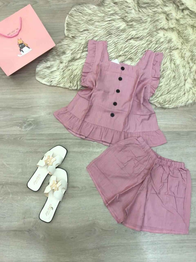 Set đồ bộ mặc nhà siêu cute phong cách hàn quốc cực hot