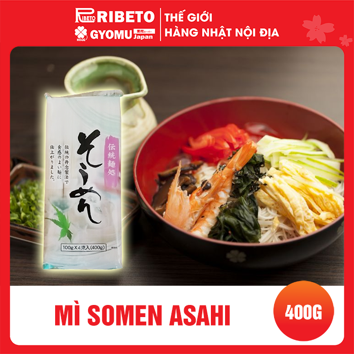 Mì Somen Asahi 400g - Nhật Bản