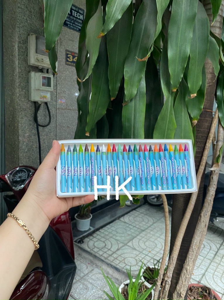 Hộp 24 bút sáp màu NAN