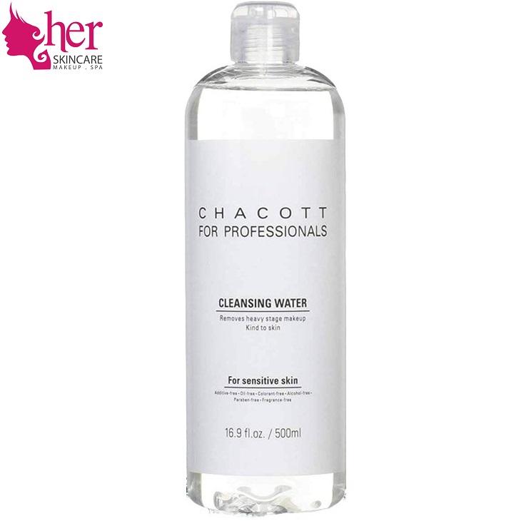 Tấy trang Chacott Cleansing Water 500 ml (HerSkincare)