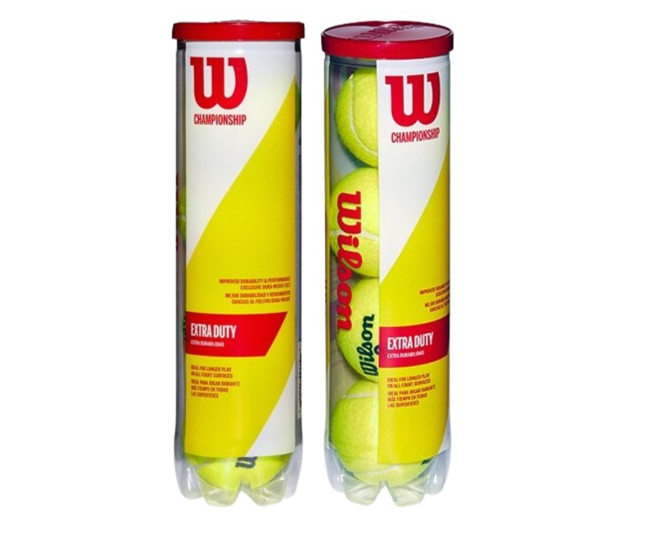 Banh Tennis Wilson 4 Trái - Vàng Đỏ