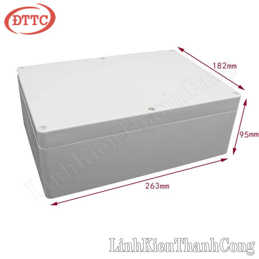Hộp Nhựa ABS 265x185x95mm (chống nước IP65)