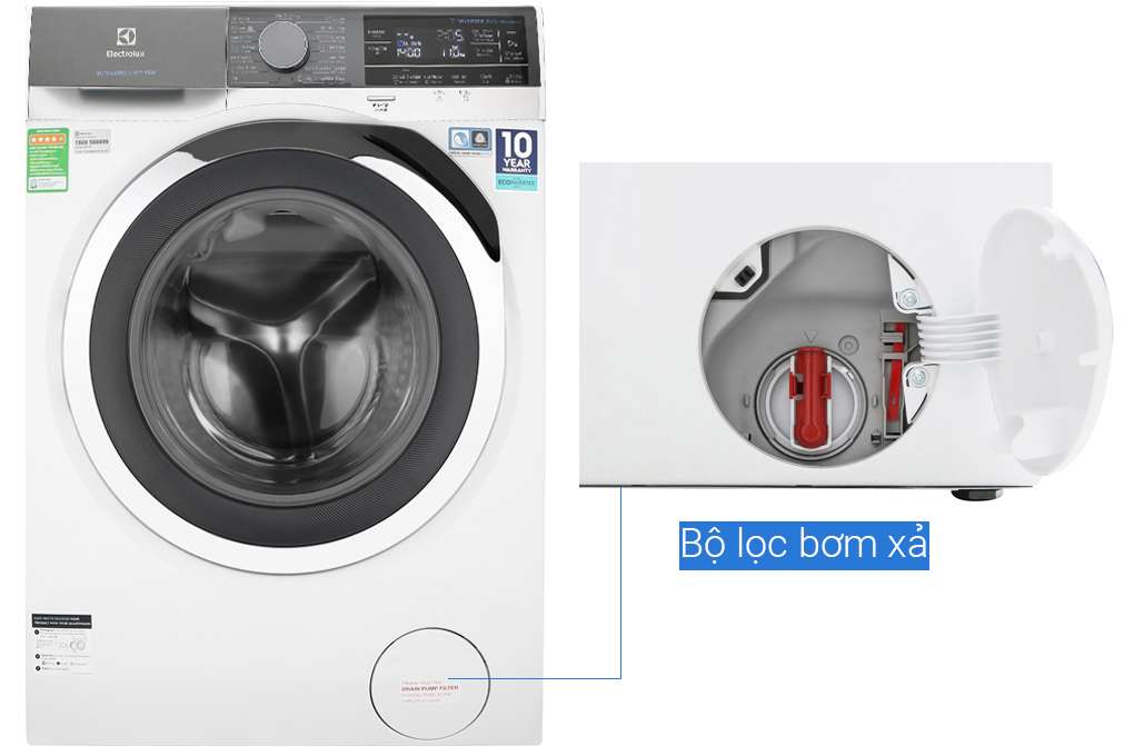 [Trả góp 0%]Máy giặt Electrolux 11kg lồng ngang EWF1142BEWA