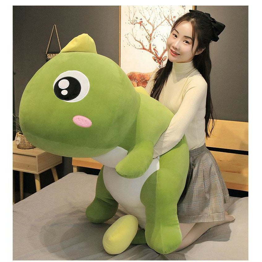 gấu bông khủng long đuôi tim size lớn 150cm