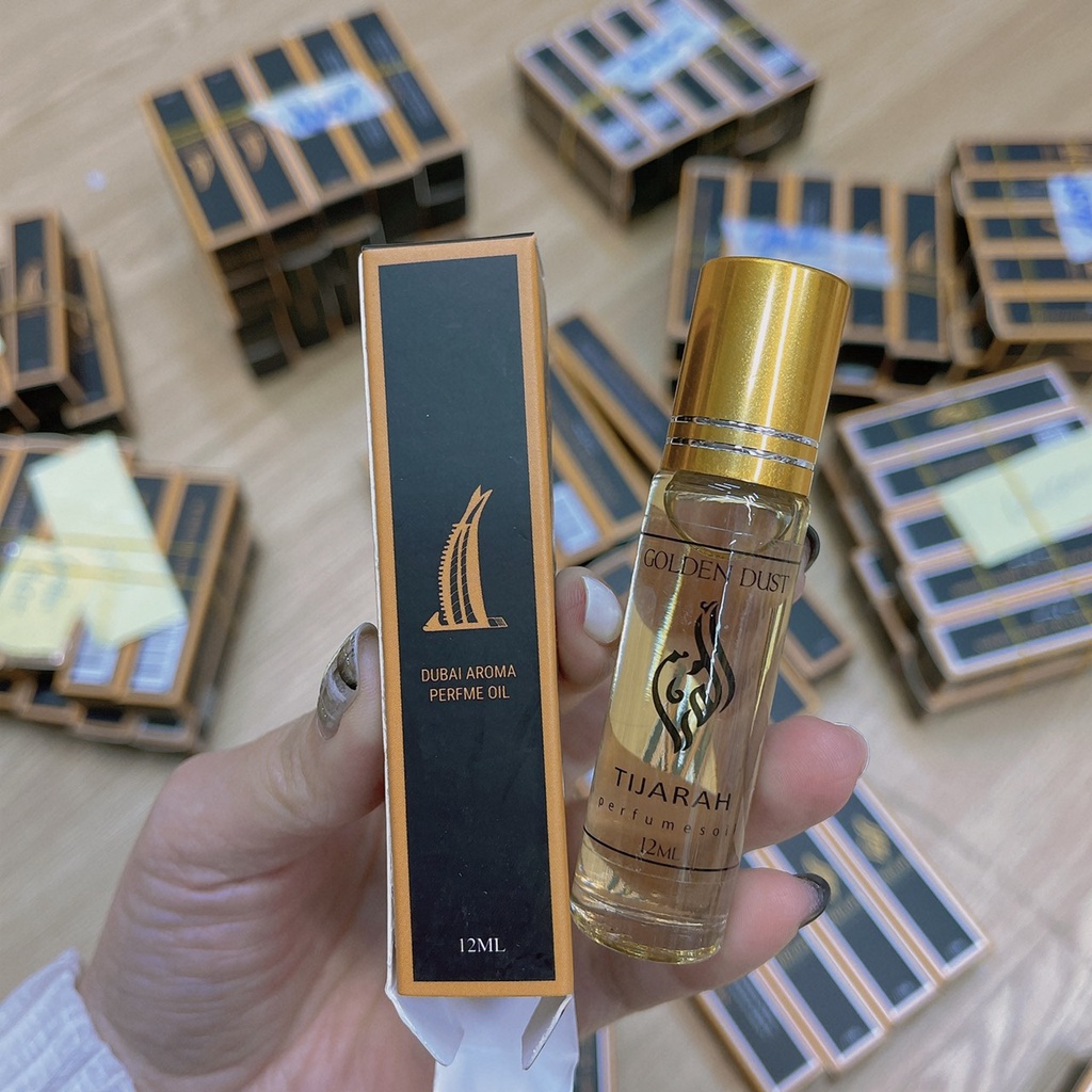 Tinh dầu nước hoa Dubai dạng lăn 12ml Golden Dust