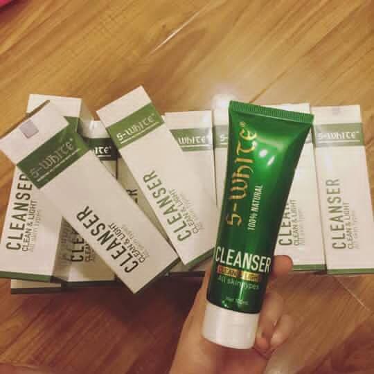 [HCM]sữa rửa mặt tinh chất lựu nha đam swhite