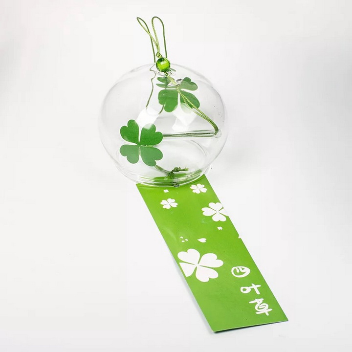 [FREESHIP MAX 15K][HCM]Chuông gió Nhật Bản Furin cỏ 4 lá may mắn