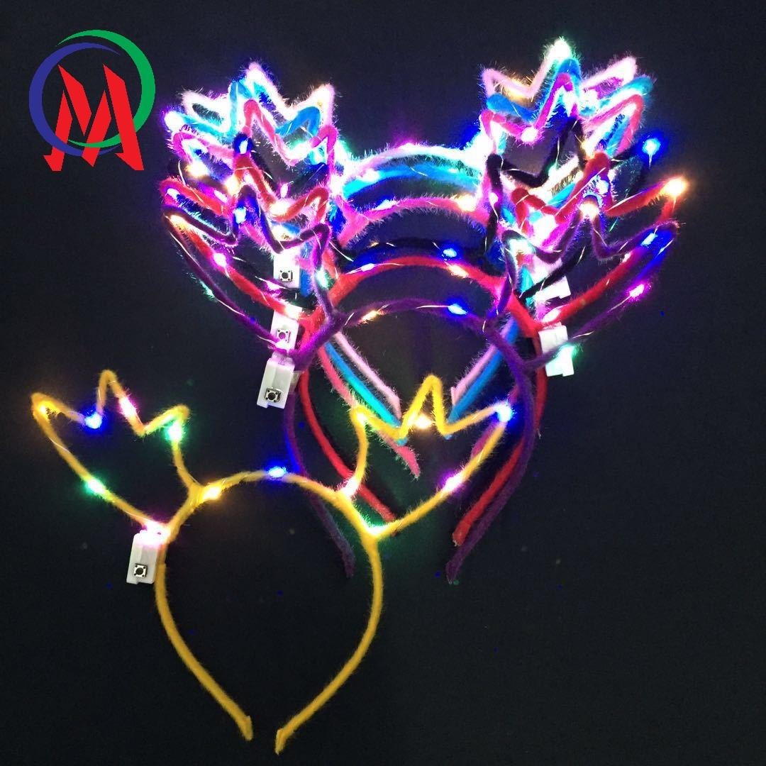 [HCM][Hàng hót giá rẻ] Cài tóc noel hình tai huơu có đèn
