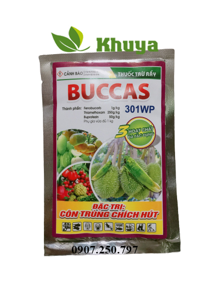 Trừ rầy Buccas 301WP 25gr Chuyên trừ côn trùng chích hút