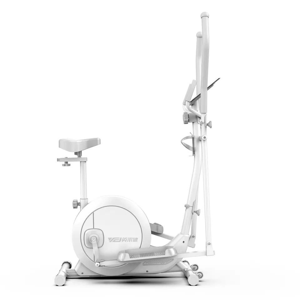 Máy đạp xe tập thể dục elip Phiên Bản Mới 2024, xe đạp tập thể dục gấp gọn, xe đạp trong nhà có đồng hồ nhịp tim, calo, quãng đường, thời gian