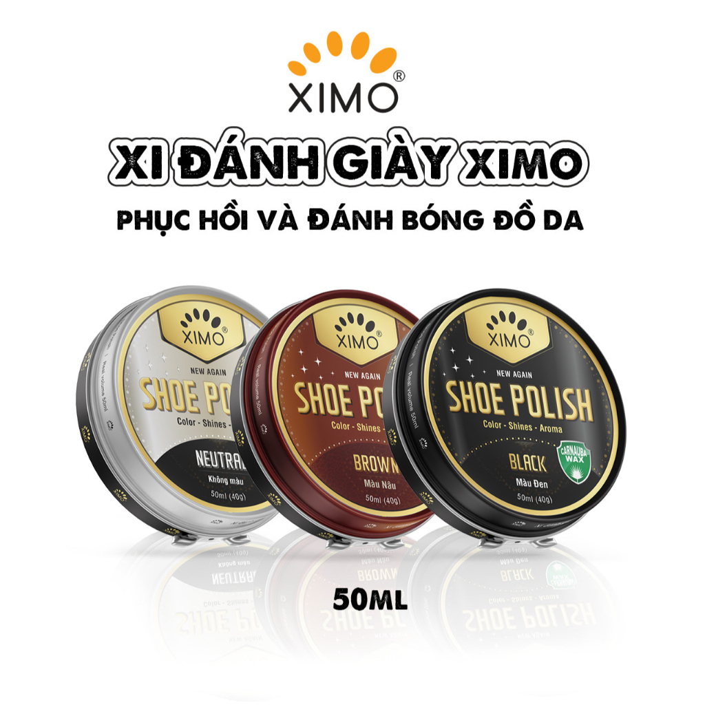 Xi Đánh Giày Dạng Sáp Cao Cấp Ximo 50 mil