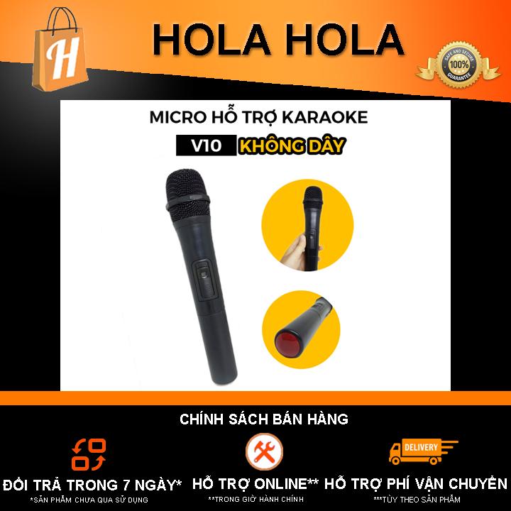 Micro Karaoke V10 không dây