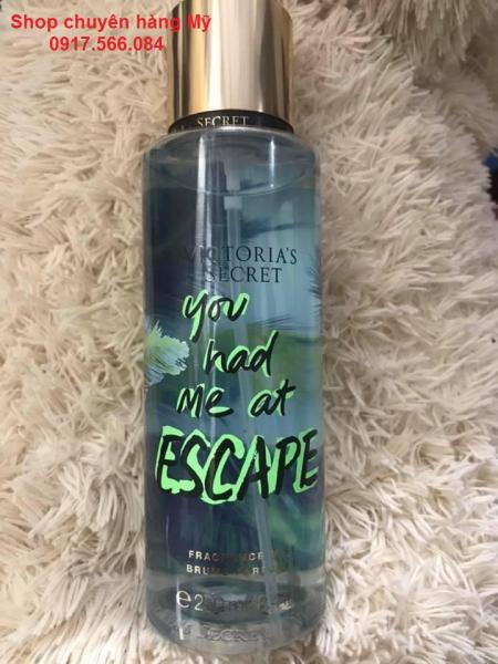 Xịt Thơm Toàn Thân Victorias Secret You Hat Me At Escape Fragrance Mist 250ml của Mỹ