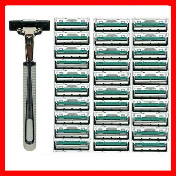 Dao cạo râu kèm 36 lưỡi kép thay thế siêu tiết kiệm - Dao cạo râu giá rẻ giá rẻ