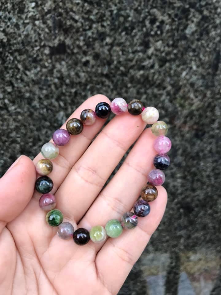VÒNG TAY ĐÁ Tourmaline 7-8LY