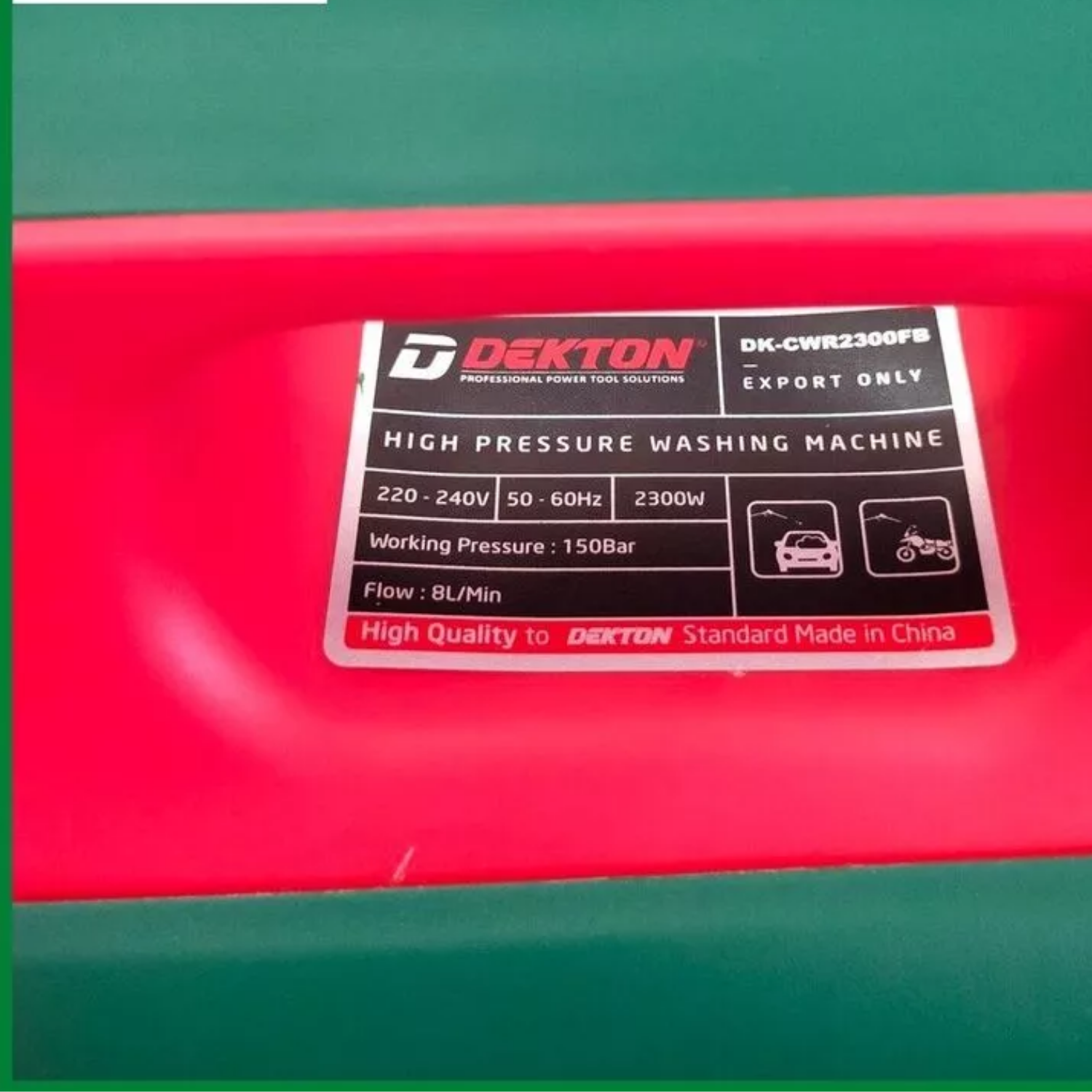 MÁY XỊT RỬA XE DEKTON 2300W 150BAR