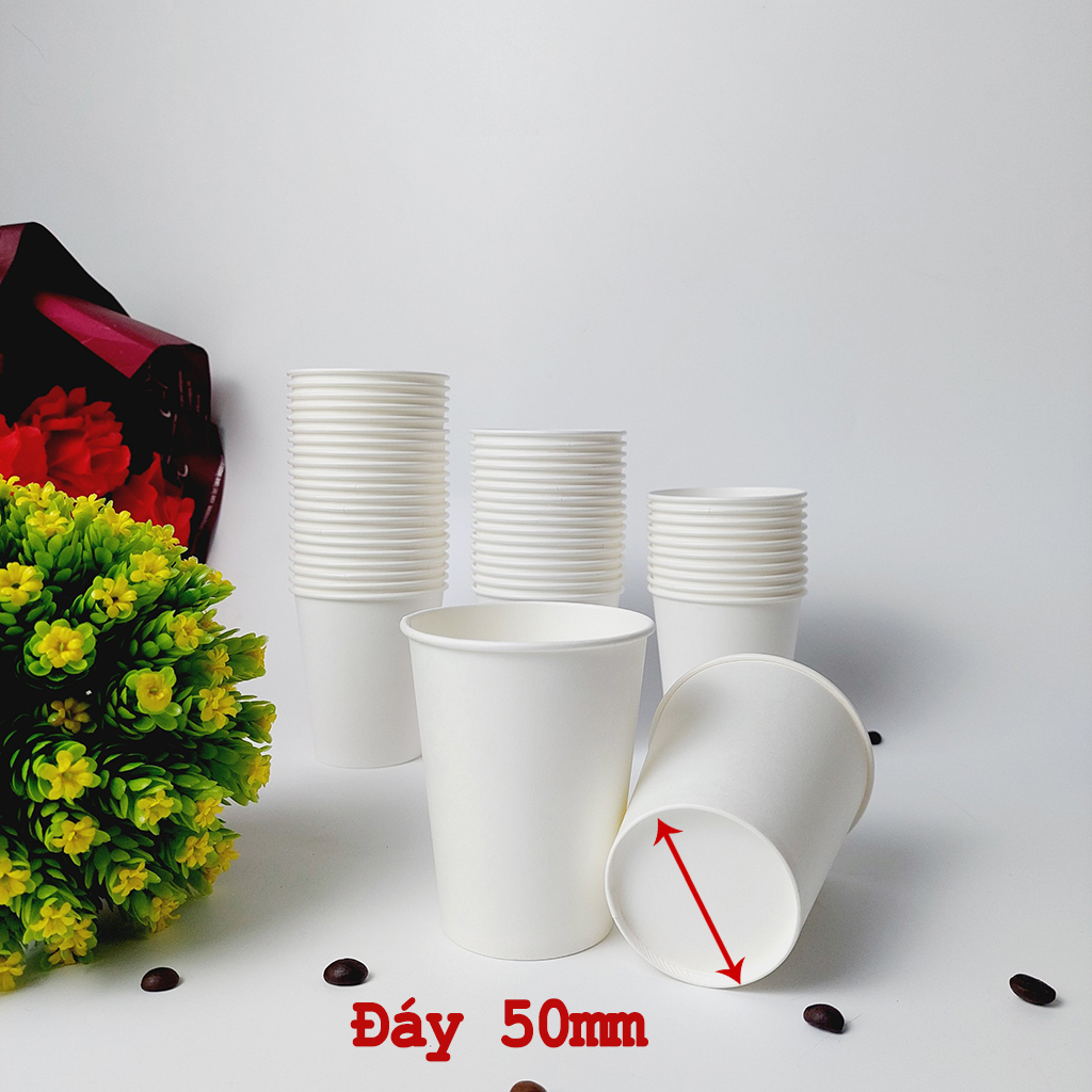 500 chiếc cốc giấy 240ml - 8oz ly giấy cafe NHẬP KHẨU HÀN QUỐC