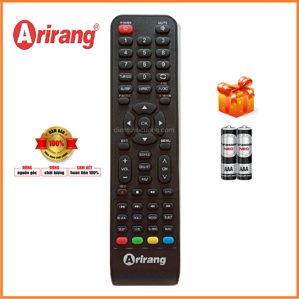 Điều Khiển Ti Vi Arirang ( Mẫu 1 )