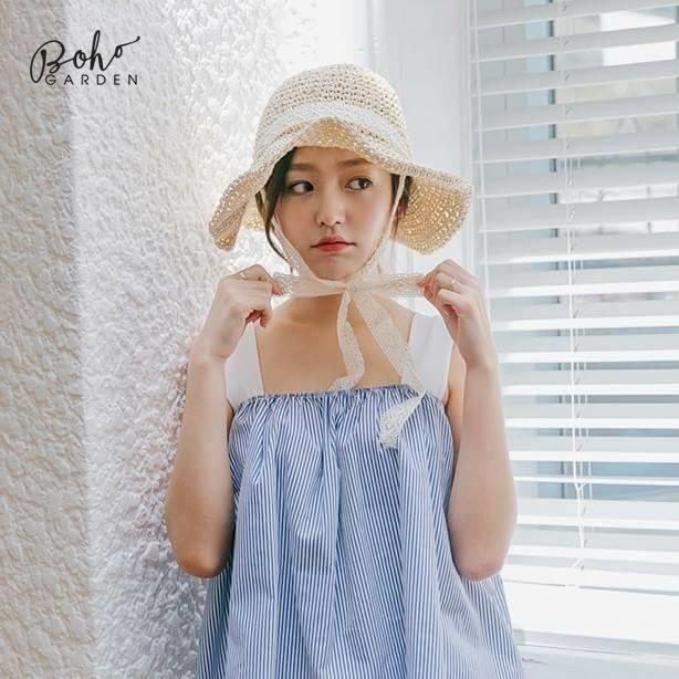 Mũ Cói Thắt Nơ Ulzzang Hàn Quốc Hot Trend