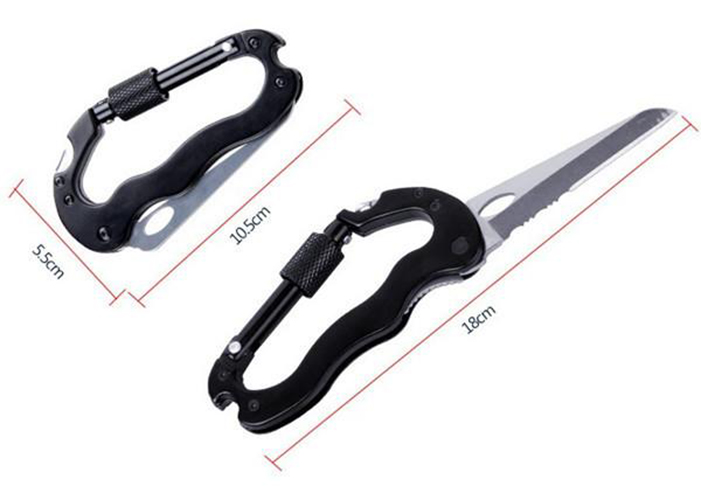 Móc khóa đi phượt đa năng 5 trong 1