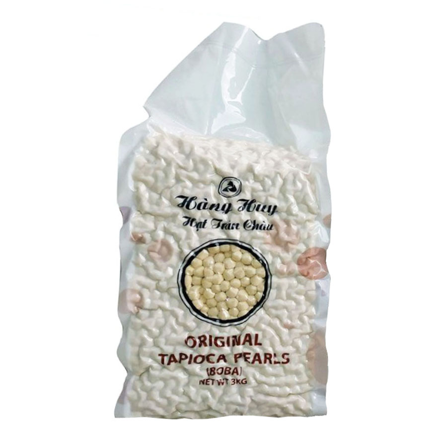 Trân châu hoàng kim Hàng Huy Douxian bịch 3kg - trân châu, topping, trà sữa, thạch