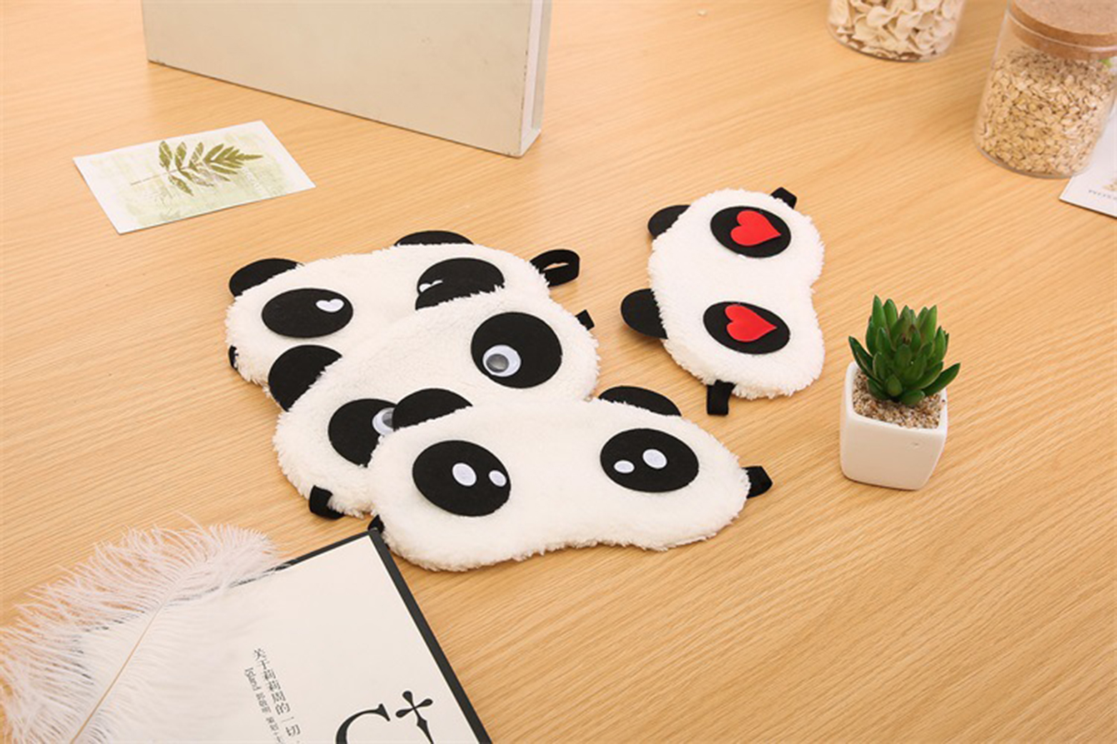 [Combo 10]Tấm Bịt Mắt Ngủ Hình Gấu Panda