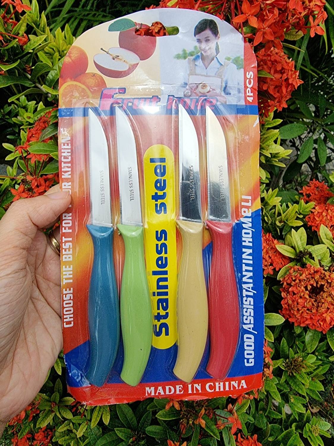 Dao gọt trái cây set 4 cái