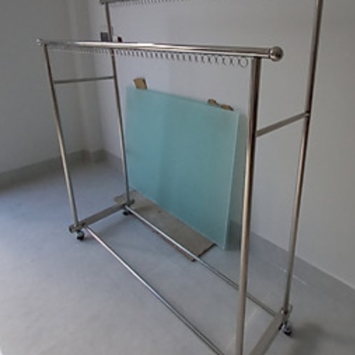 [HCM]Sào phơi đôi inox cao cấp có 2 thanh dưới để đồ