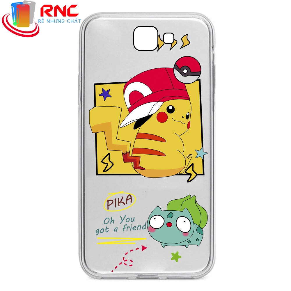 [HCM]Ốp lưng đủ dòng Samsung A01/A10/A10S/A20S/A21S/A51/A71/A11/J7 Prime/J7 Pro/M10/M20/....các nhân vật Pokemon dẻo trong Silicone in hình(sản phẩm có 2 mẫu)