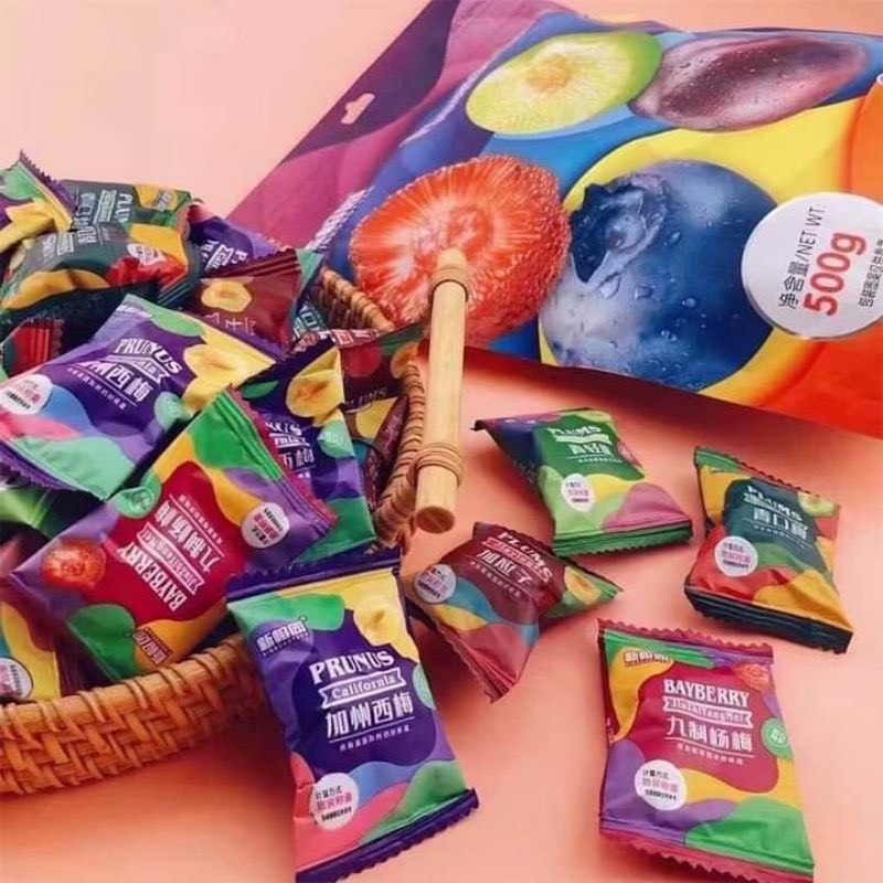 Quà Tết 2022] Ô Mai Mix 5 Vị Mận, Cherry, Việt Quốc Weisiel 408G - Đồ Ăn Vặt -Ăn Vặt-Ô Mai-Tết | Lazada.Vn