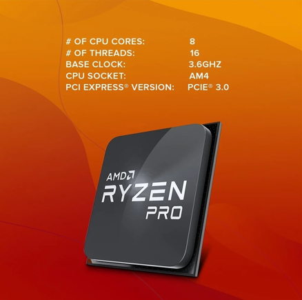 CPU AMD Ryzen 7 4700g socket AM4 APU 8 core 16 Threads