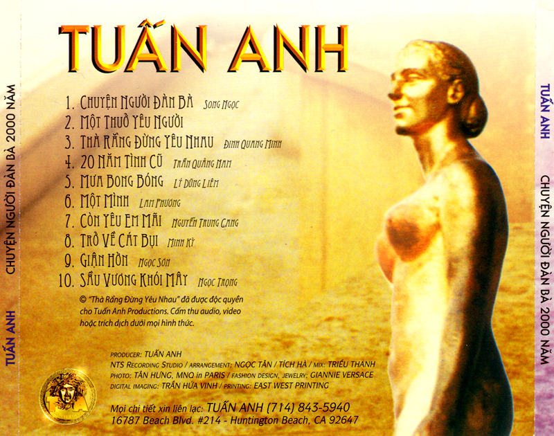 Bộ 6 đĩa CD tiếng hát Tuấn Anh 2