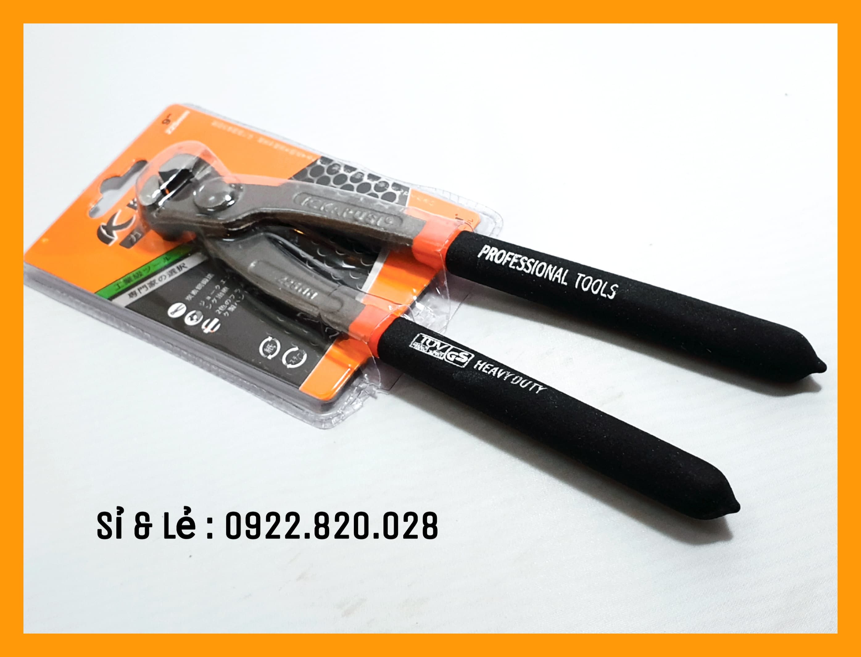 Kapusi : kiềm cắt, nhổ đinh cao cấp 9 inch