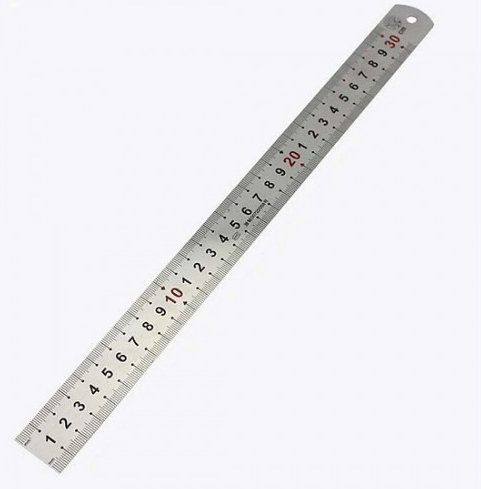 Thước kẻ sắt 30cm