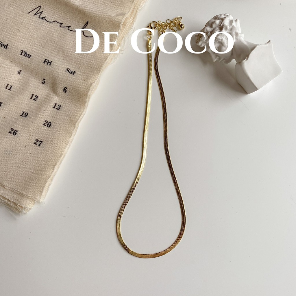 Vòng cổ choker màu vàng gold Decoco decoco.accessories